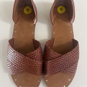 Women’s Cynthia Rowley Fiona Braided Brown Sandal Shoe